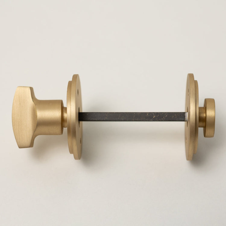 Satin Brass Bathroom Thumbturn