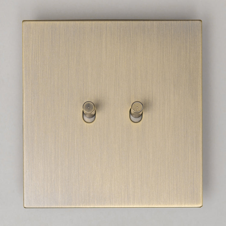 Antique Brass Switches and Sockets - J Series