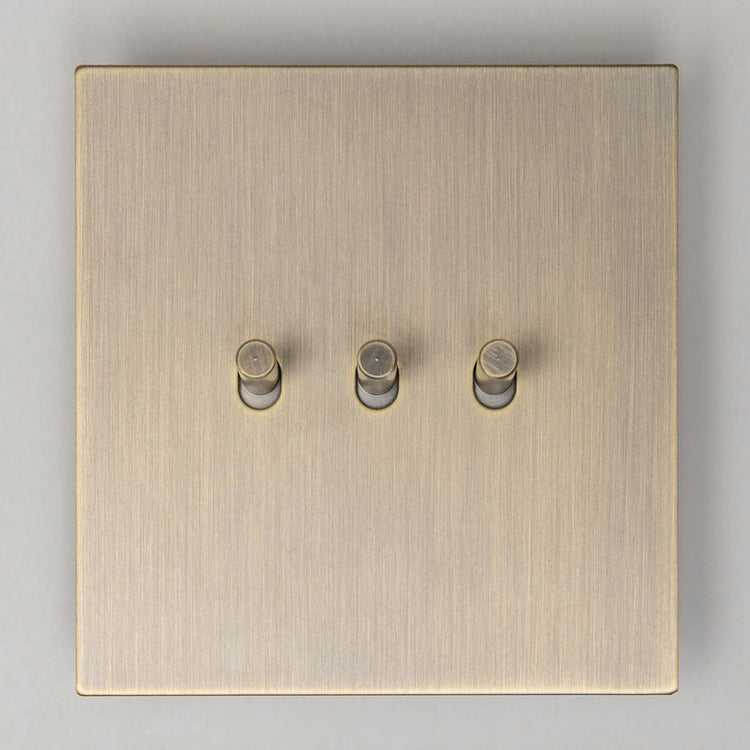 Antique Brass Switches and Sockets - J Series