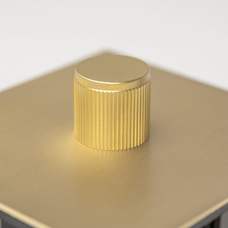 Satin Brass Switches and Sockets - J Series