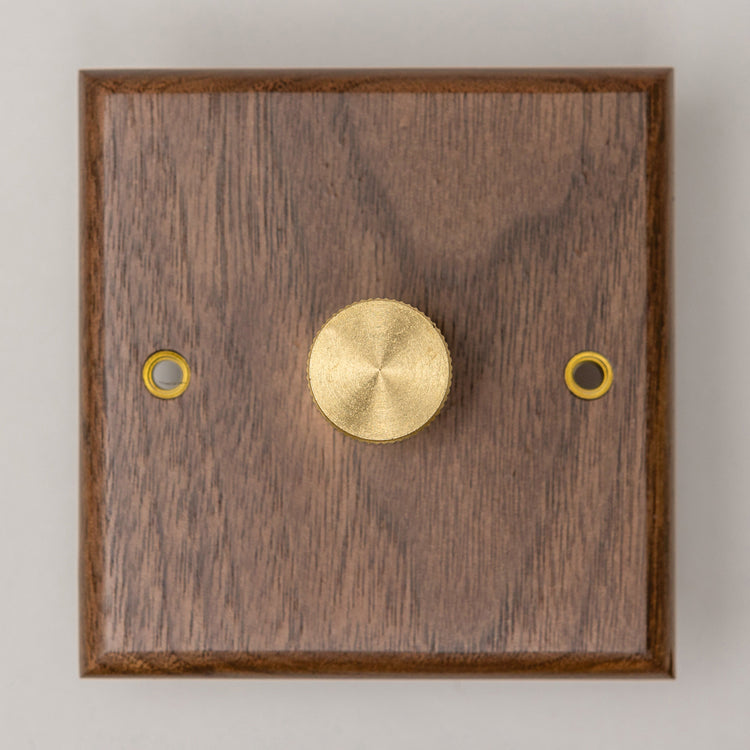 Black Walnut Switches and Sockets - W Series